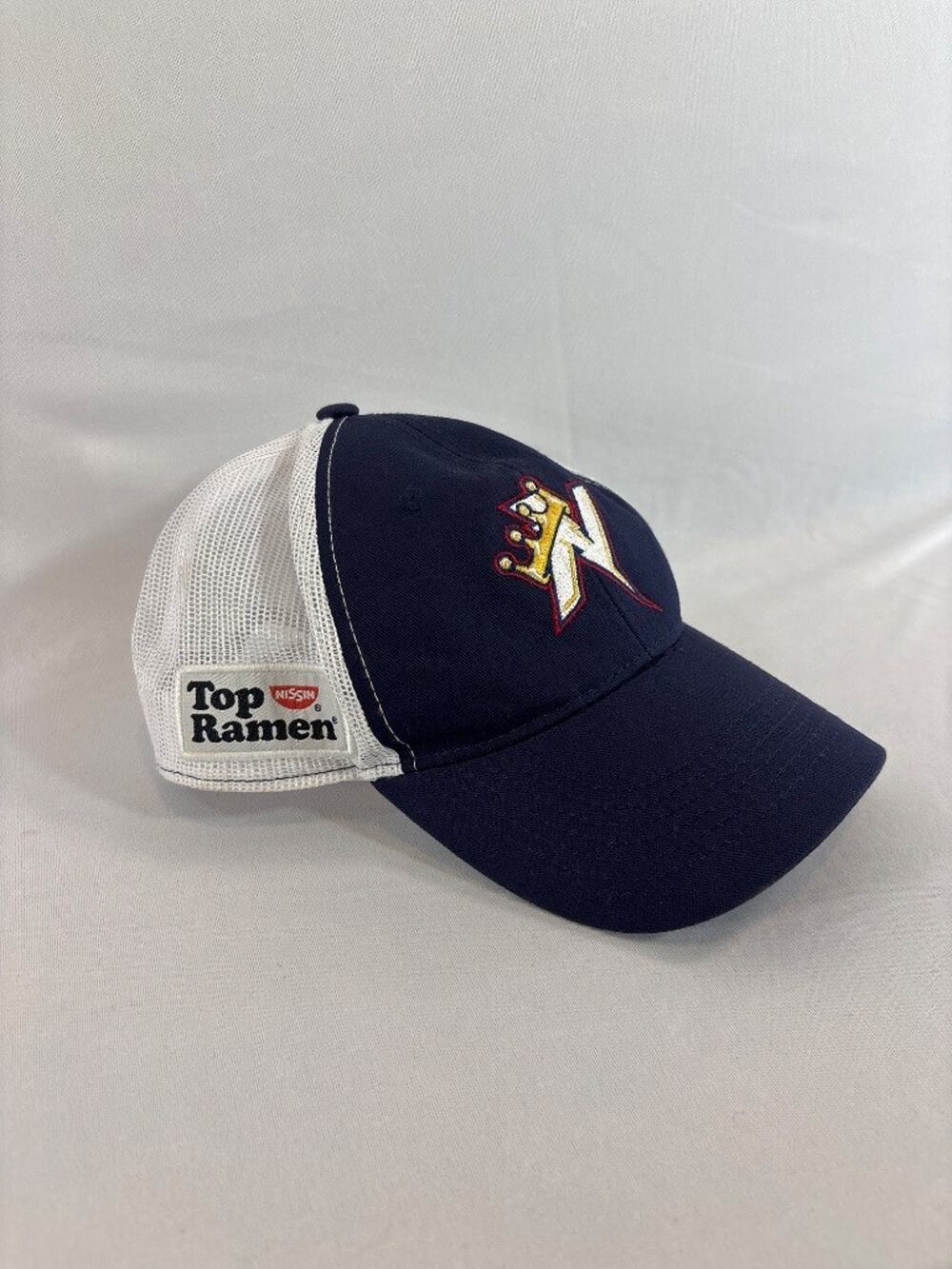 Nashville Sounds MiLB Crown N Logo Top Ramen‎ Sponsor Trucker Snapback Hat